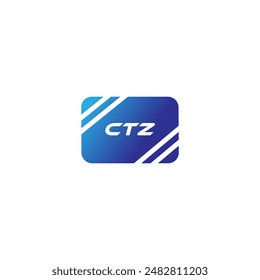 CTZ, Abstract initial monogram letter alphabet logo design. An eye-catching and stylish letter CTZ initial logo design that showcases simplicity at its finest.
