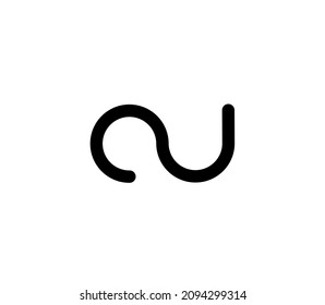 Cu c u initial letter logo