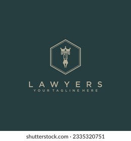 CU initials design modern legal attorney law firm lawyer advocate consultancy business logo vector