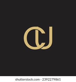 CU Letter Logo, Monogram, C and U Monogram, Design, CU Initials Letter,

