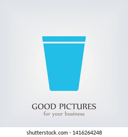 a cu p vector icon . Symbol of drinking . Cofee cup