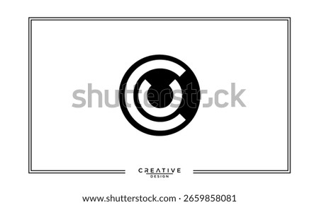CU, UC,C , U, Abstract Letters Logo Monogram