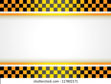 Cub Background. Taxi cab background, vector 10eps.