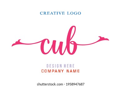 CUB lettering logo is simple, easy to understand and authoritative