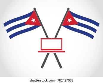 Cuba Emblem Laptop