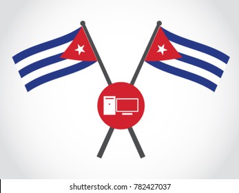 Cuba Emblem Personal Computer