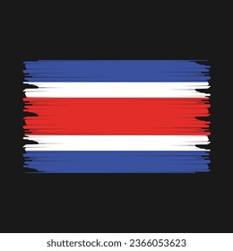 Cuba Flag - Vektorgrafik mit Pinselspitze