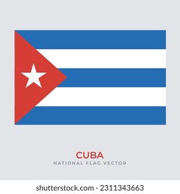 diseño de banderas cuba, bandera nacional de diseño de vectores cuba, eps de formato de archivo