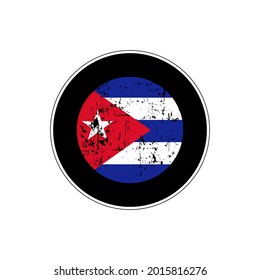 Bandera de Cuba para el vector de la libertad