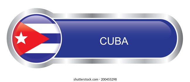 Cuba Flag glossy banner