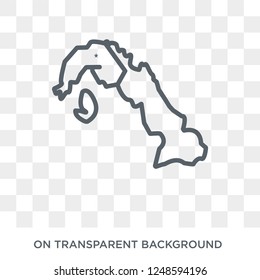 Cuba flag icon. Trendy flat vector Cuba flag icon on transparent background from Country Flags collection. High quality filled Cuba flag symbol use for web and mobile