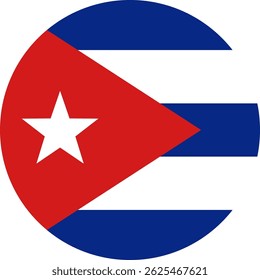 Cuba bandeira ilustrador país bandeiras em torno símbolo nação  