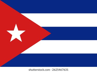Cuba bandeira ilustrador país bandeiras símbolo nação  