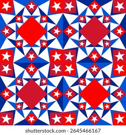 cuba flag pattern design. fundo geométrico. ilustração vetorial