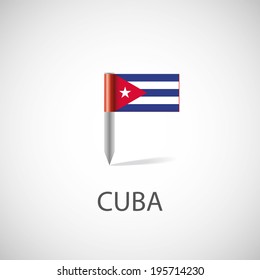 cuba flag pin