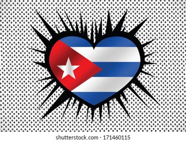 Cuba flag themes idea design