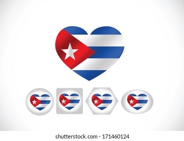 Cuba flag themes idea design