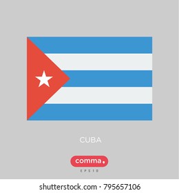 Cuba flag vector