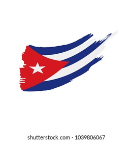 Cuba flag, vector illustration