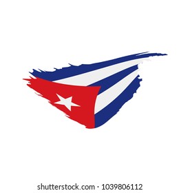 Cuba flag, vector illustration
