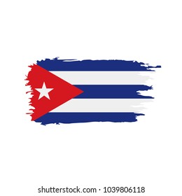 Cuba flag, vector illustration
