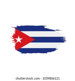 Cuba flag, vector illustration
