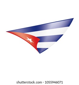 Cuba flag, vector illustration