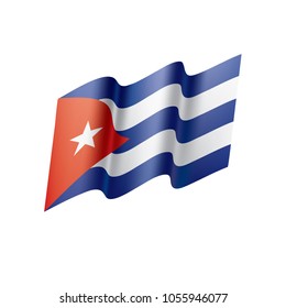 Cuba flag, vector illustration