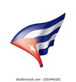 Cuba flag, vector illustration