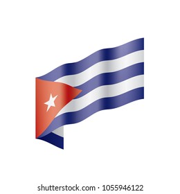 Cuba flag, vector illustration