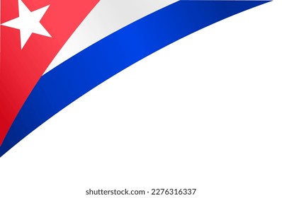 Bandera de Cuba aislada en un fondo de png o transparente