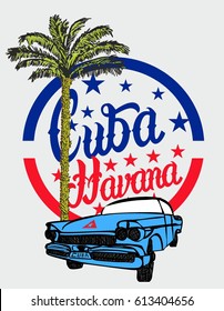 Cuba graphic design vector art