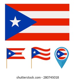 Cuba, icons for design with reference to a particular country. flag from the same series