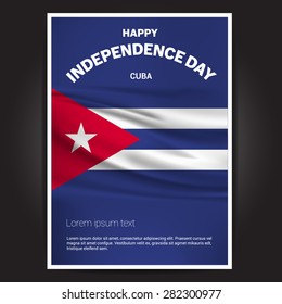 Cuba Independence Day poster