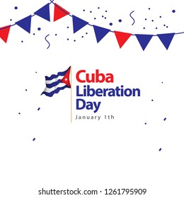 Cuba Liberation Day Vector Template Design Illustration