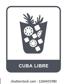 cuba libre icon vector on white background., cuba libre simple element illustration