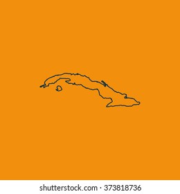 Cuba map.