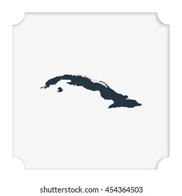 Cuba map.