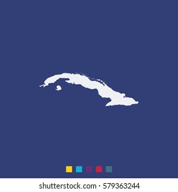 Cuba map.