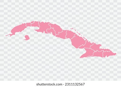 Cuba Map Rose Color Background quality files png