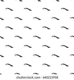 Cuba map seamless pattern, isolated on white background. Vector illustration, easy to edit.