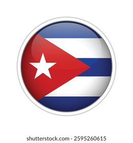 Cuba national flag Official state symbol of country.