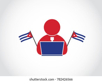 Cuba Office Worker