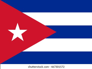 Cuba Vector Flag