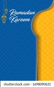 Cuban background of the mosque. islamic pattern for ramadan design