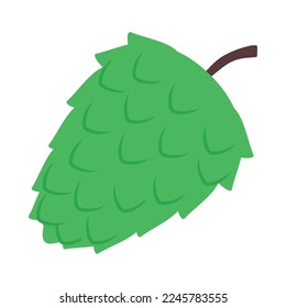 cuban cherimoya icon on white background