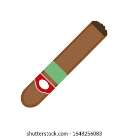 Azúcar cubano de fondo blanco. Ilustración vectorial en estilo plano. EPS 10.