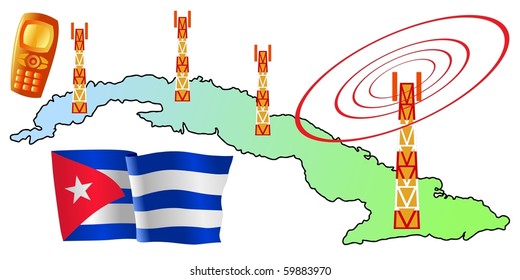 Cuban  mobile connection