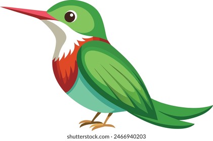 cuban tody bird vector image art illustration 1