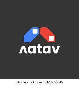 Diseño del logotipo de la carta de resumen de cubo a. Identidad inicial de logotipo abstracto para marca, negocios, material de repuesto, fraude, identidad de marca